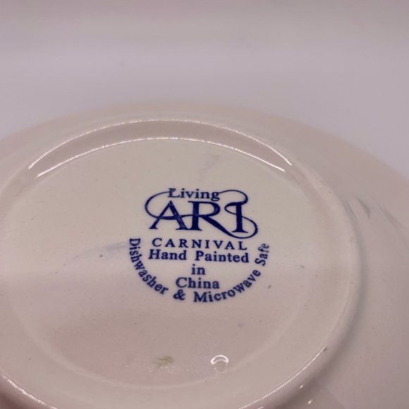 LIVING ARR CARNIVAL Rim Soup Bowl!  Christmas Tree! - Picture 4 of 6